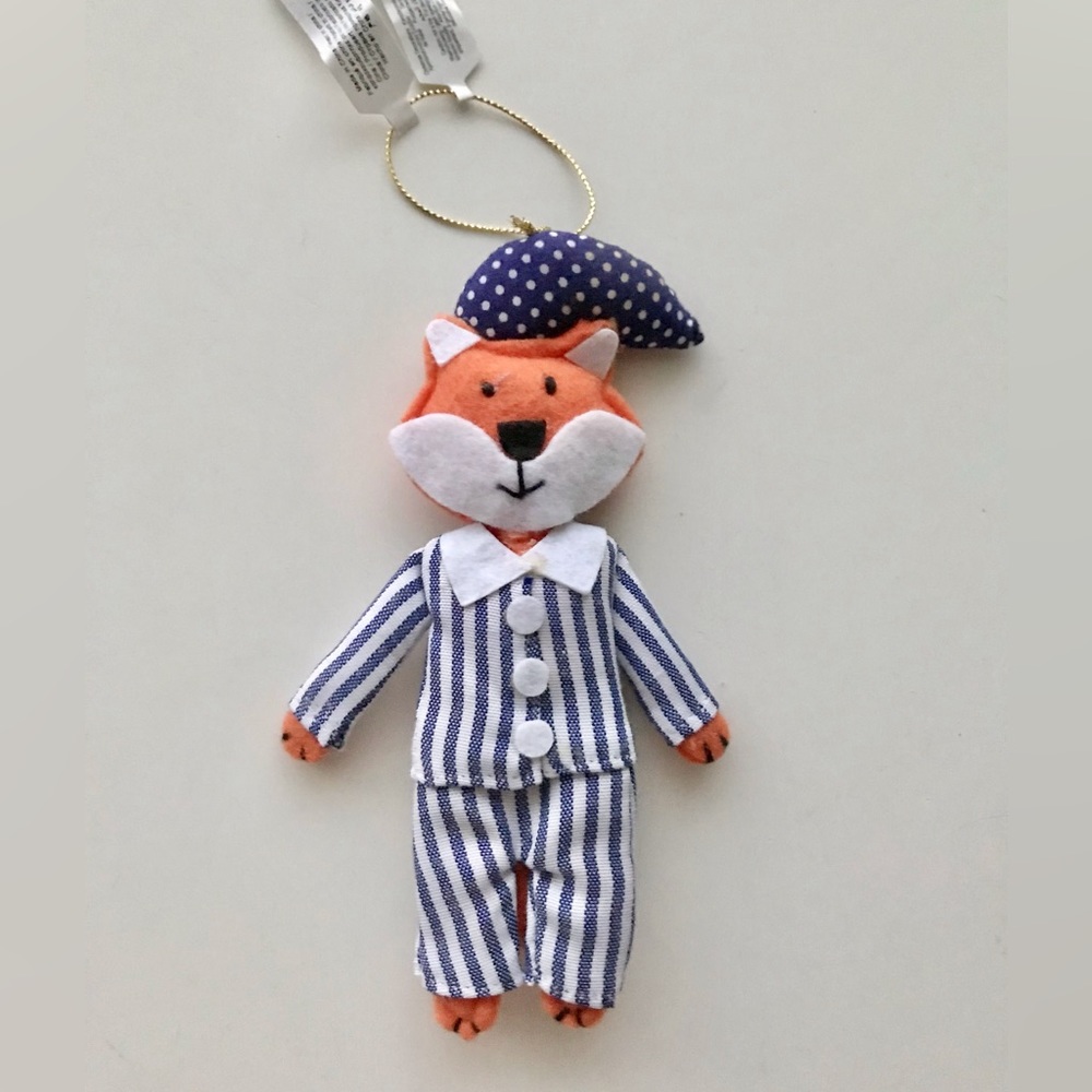 Bedtime Fox 🦊 Christmas Ornament